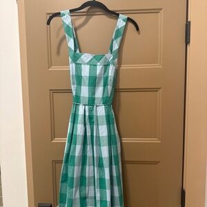 J.Crew Gingham Midi Dress
